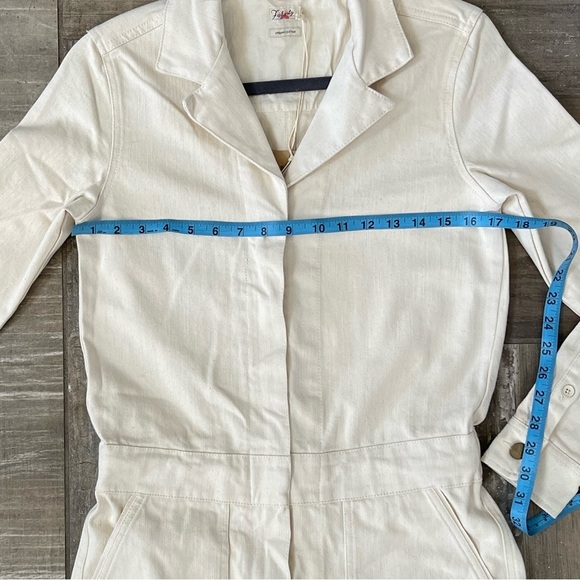 Faherty overland twill jumpsuit in neutral size XS - Picture 13 of 14